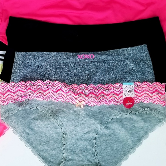 Hot Kiss / Other Other - 8 New Womans Large Panty Lot Boyshort Hipsters Mix
